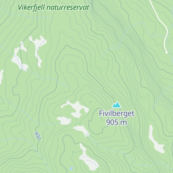 Map of Fossholmfjellet
