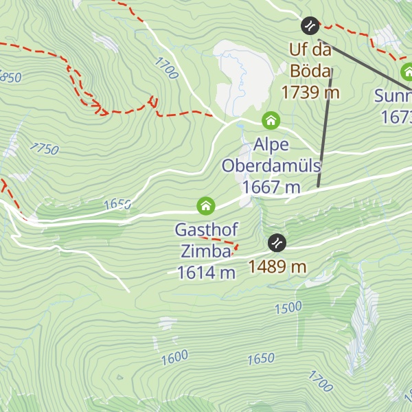 Map of Gasthof Zimba