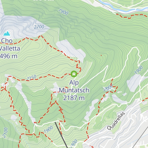 Map of Alp Muntatsch