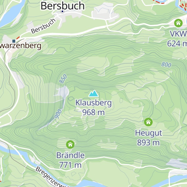 Map of Klausberg