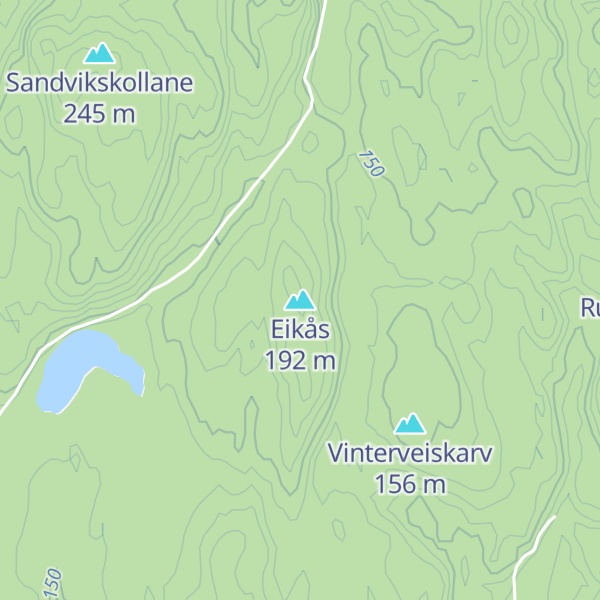 Map of Eikås