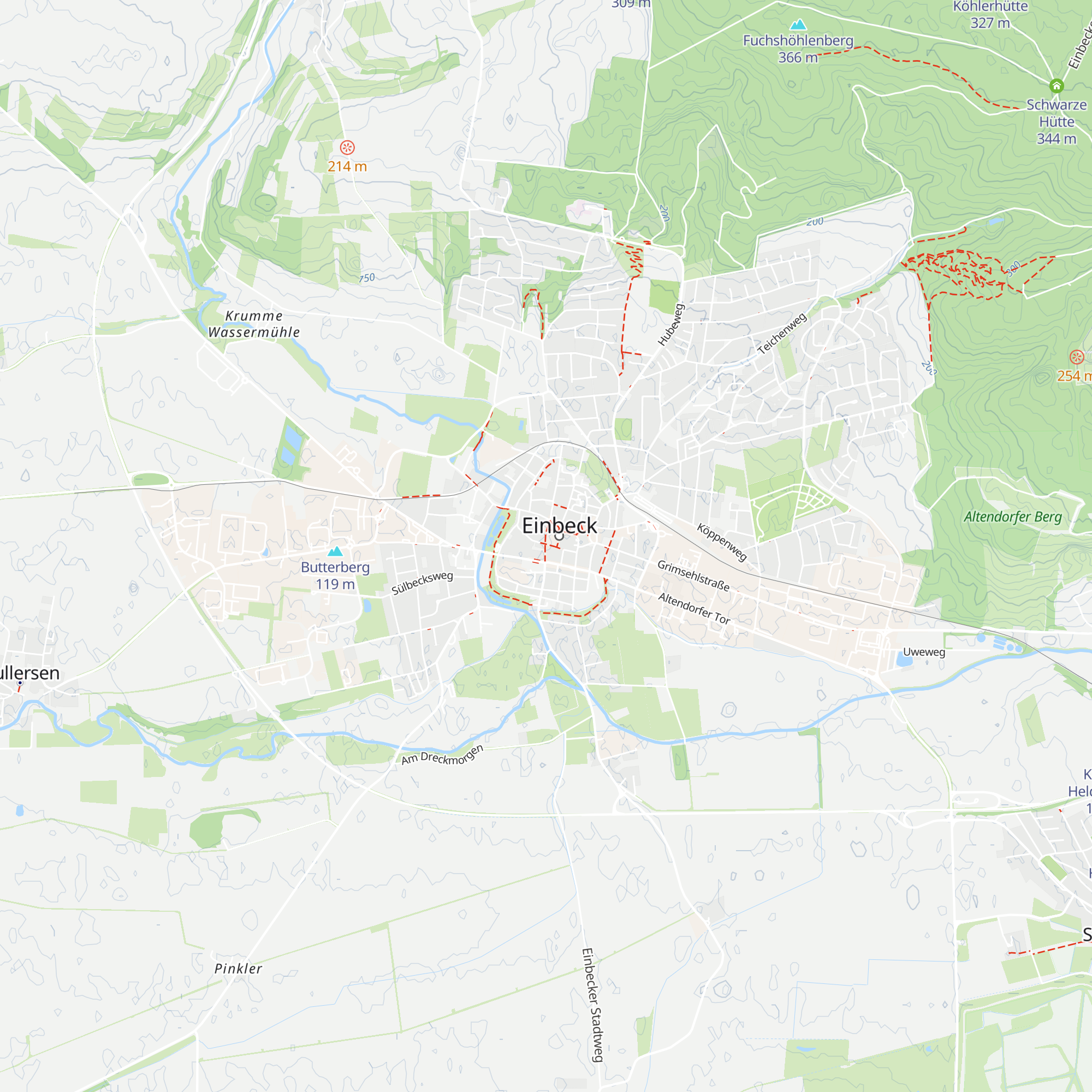 Tourist Information map