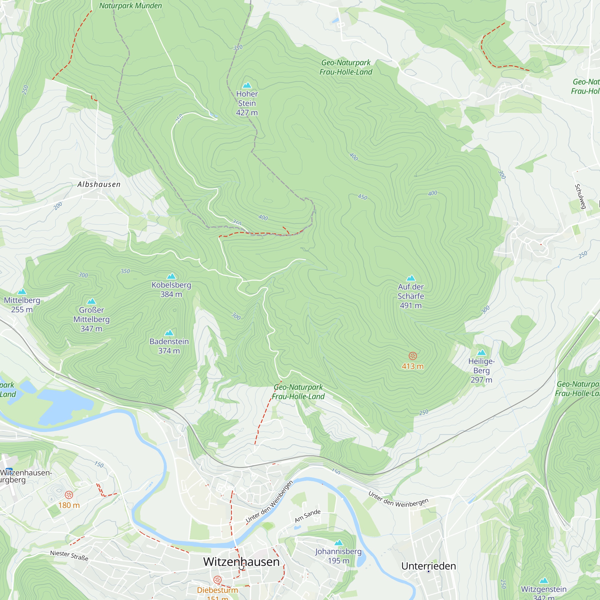 Hütte zur Fresseiche map