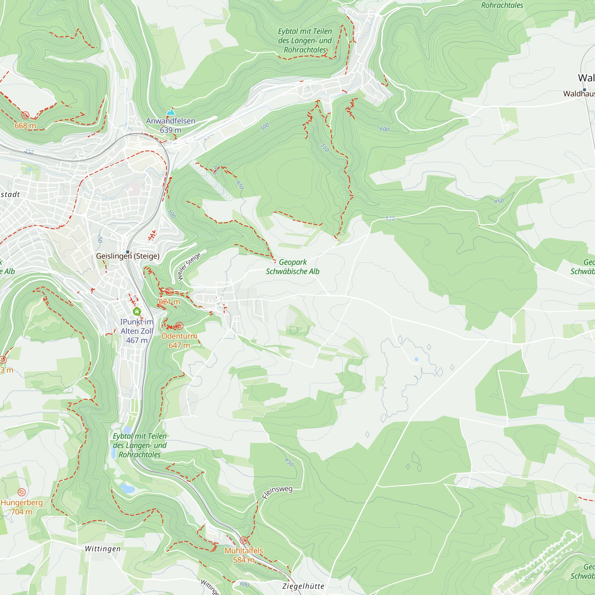 Schneelaufverein Geislingen, Skihütte map