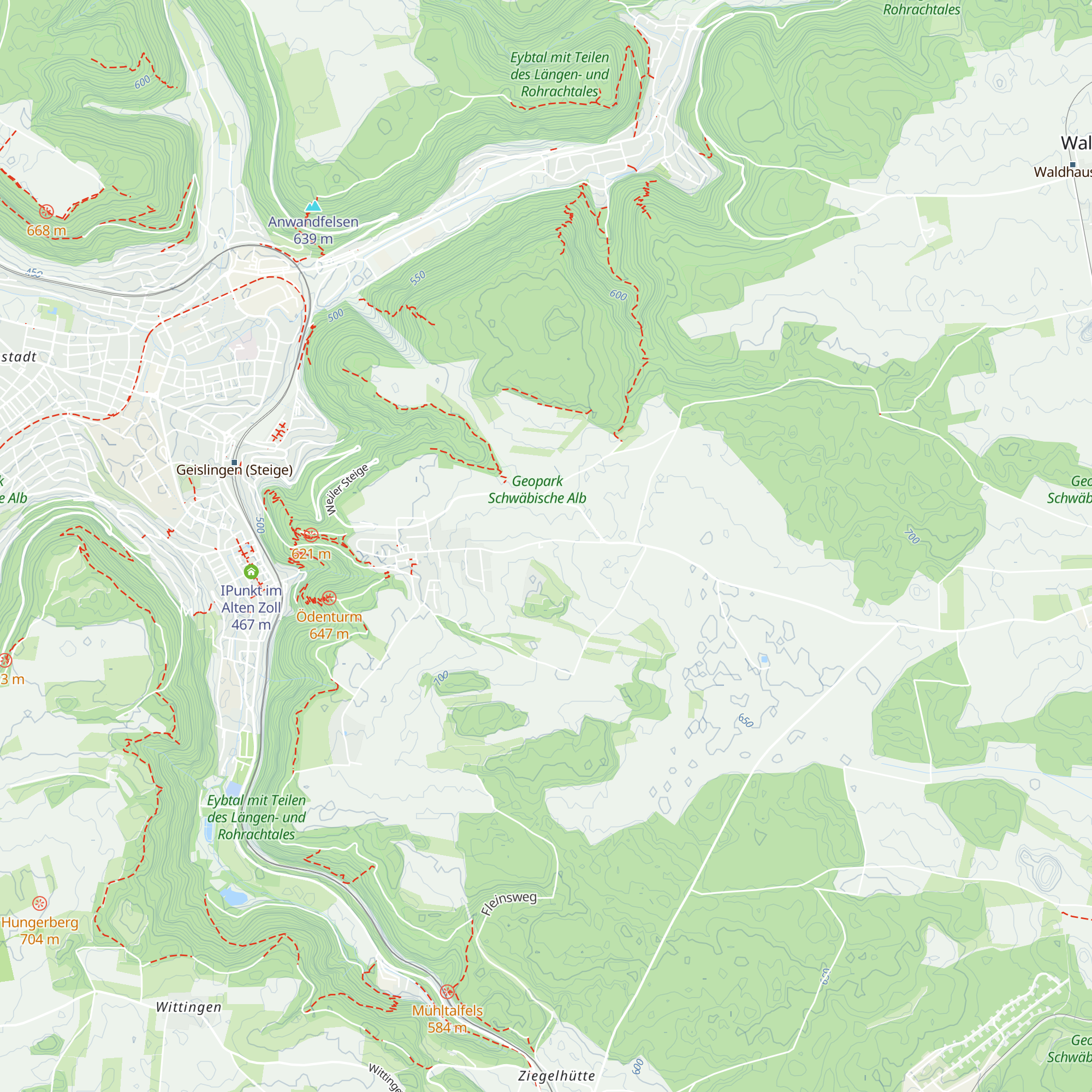 Schneelaufverein Geislingen, Skihütte map