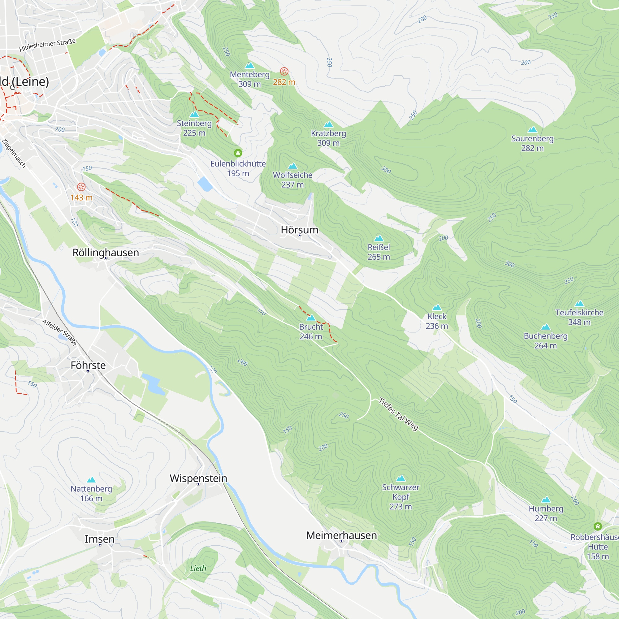 Hasenhütte map