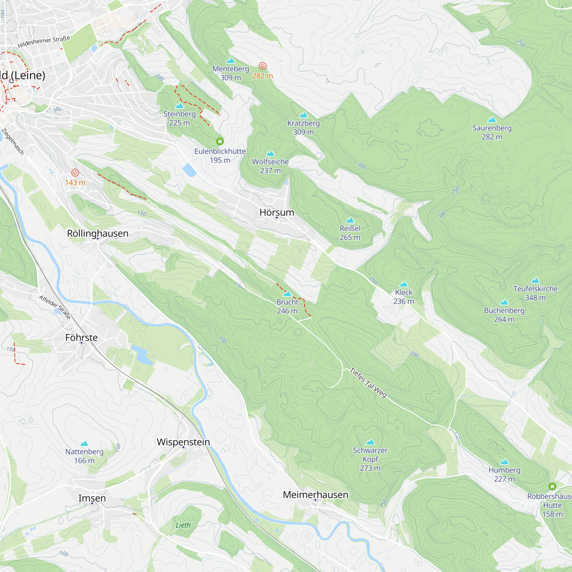 Hasenhütte map