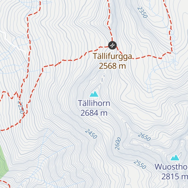 Map of Tällihorn