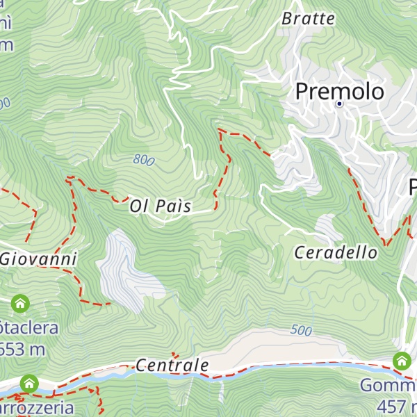 Map of Cascina volpi