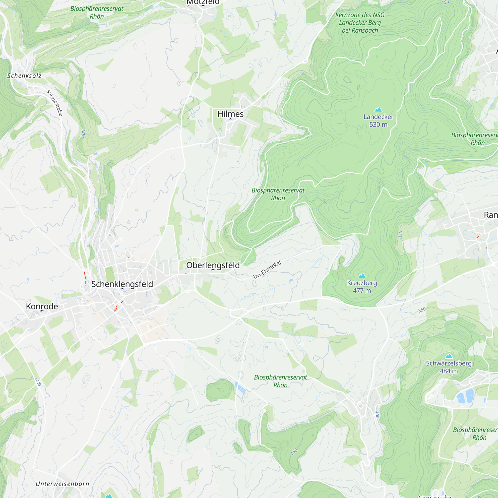 Schutzhütte am Landecker map