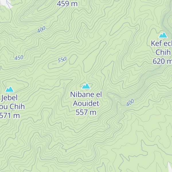 Map of Nibane el Aouidet
