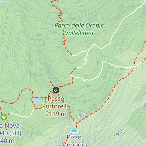 Map of Baita del Meriggio