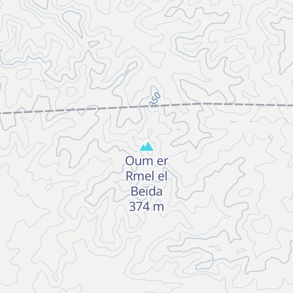 Map of Oum er Rmel el Beïda