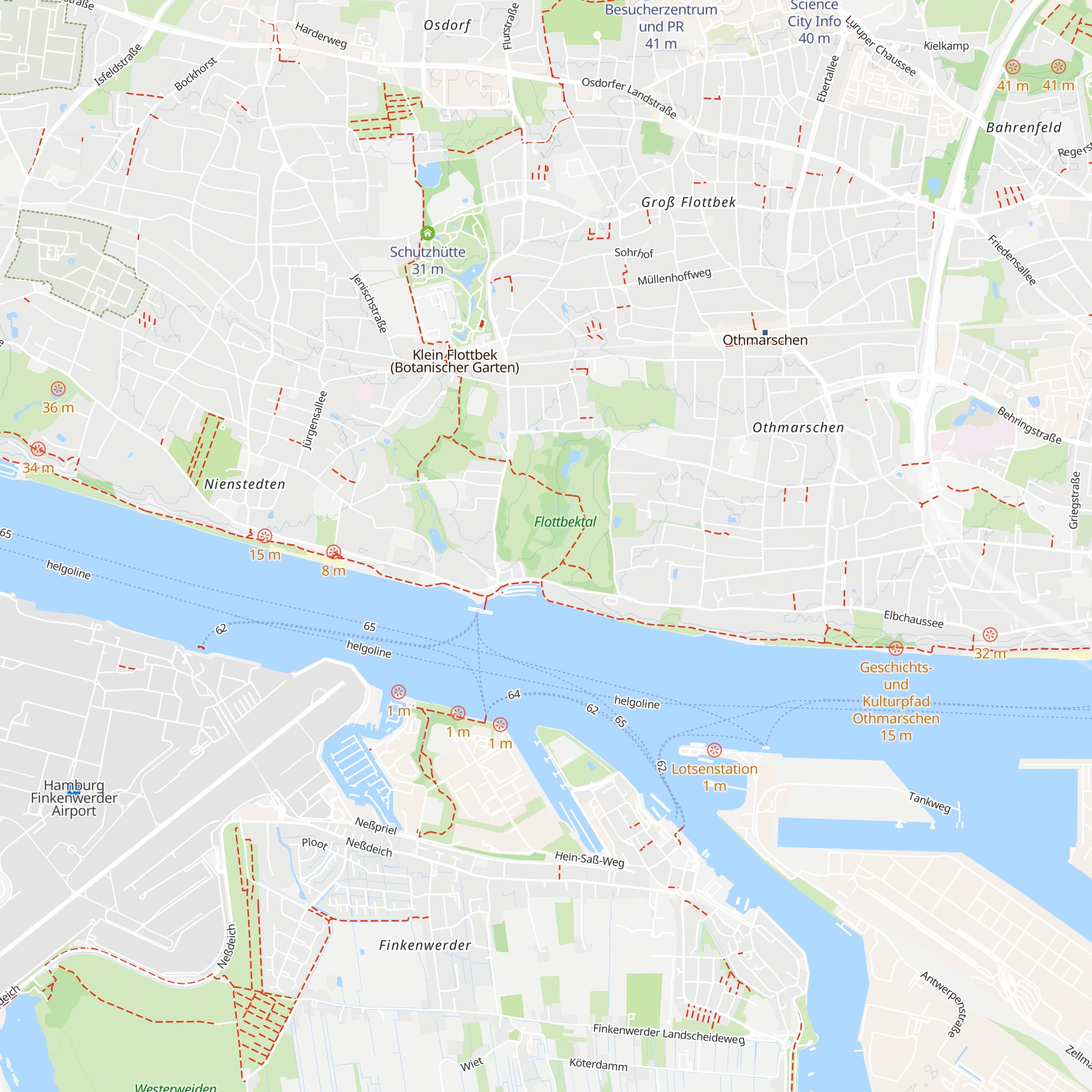 Eierhütte map