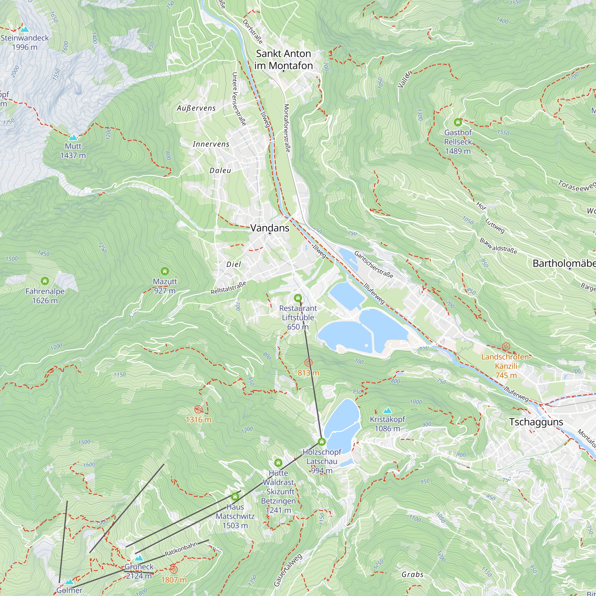 Restaurant Liftstüble map