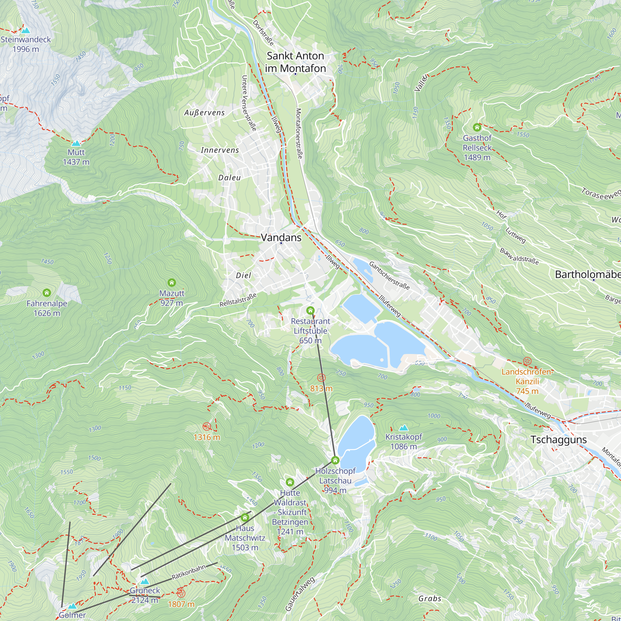 Restaurant Liftstüble map