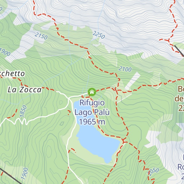 Map of Rifugio Lago Palù