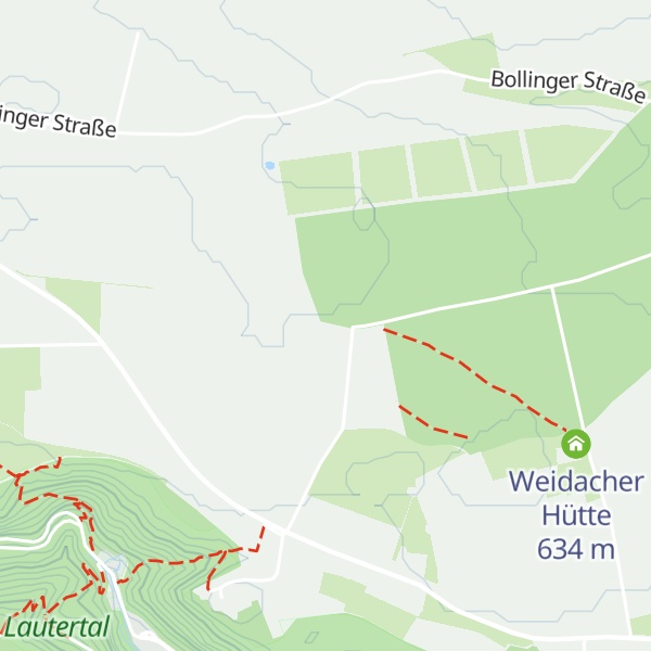 Map of Schutzhütte Blumenhau