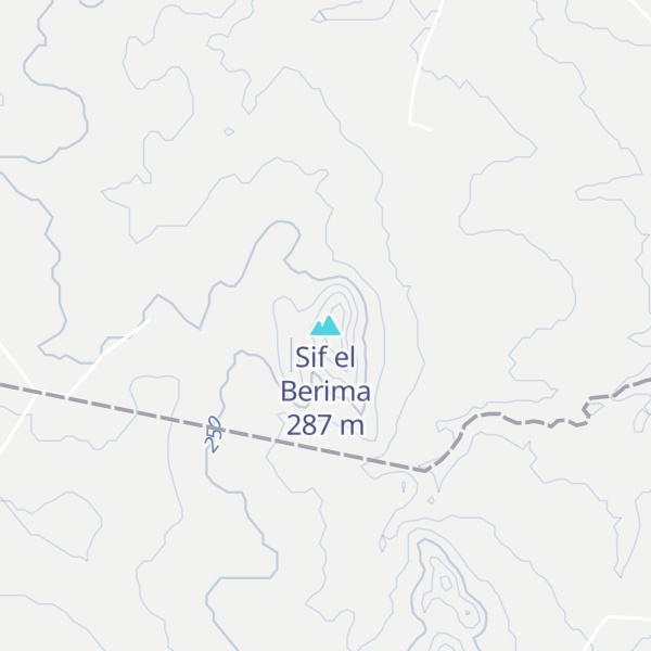 Map of Sif el Berima