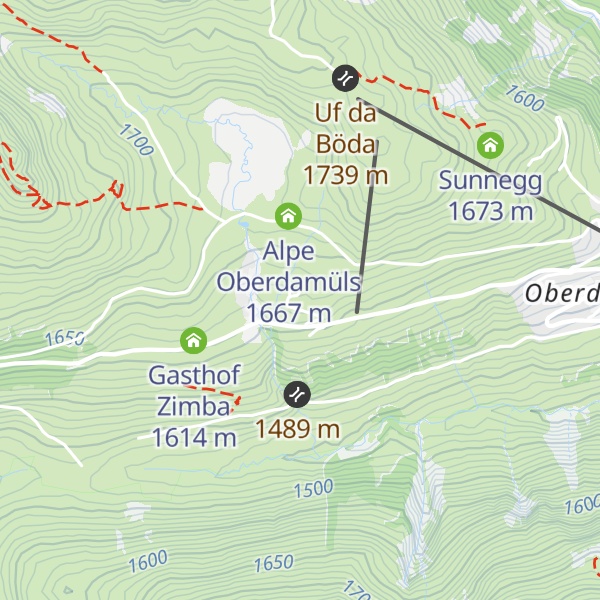 Map of Sonnenalm