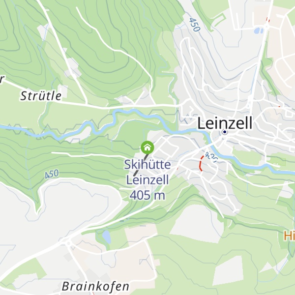 Map of Skihütte Leinzell