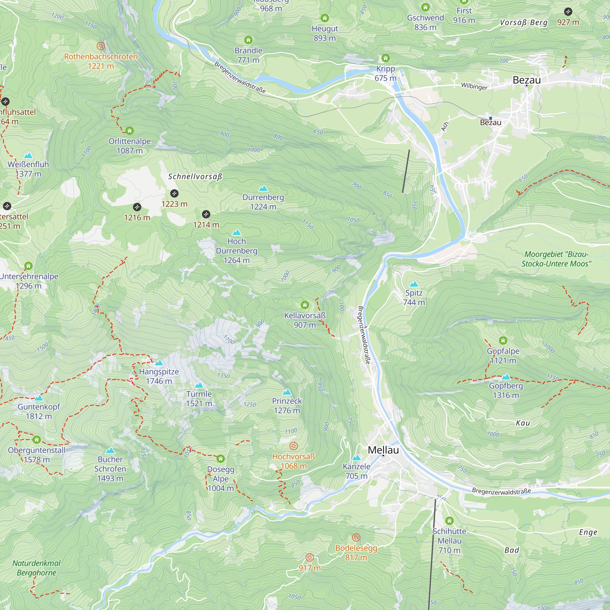 Kellavorsäß map