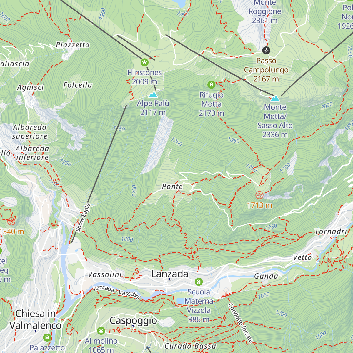 Rifugio Alpe Ponte map