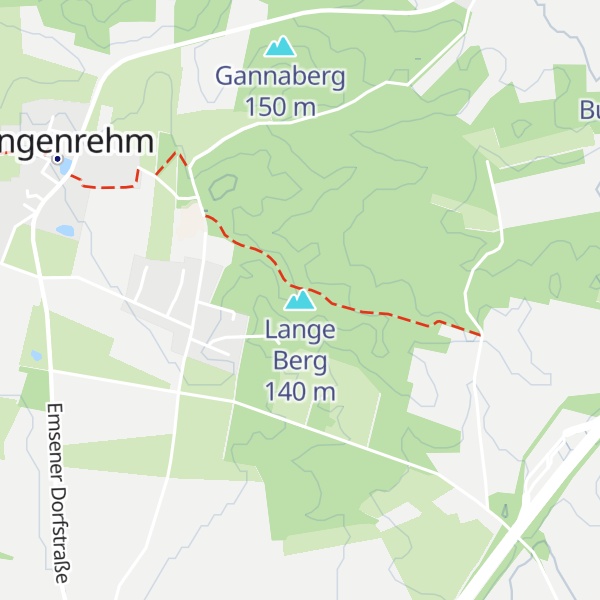 Map of Lange Berg