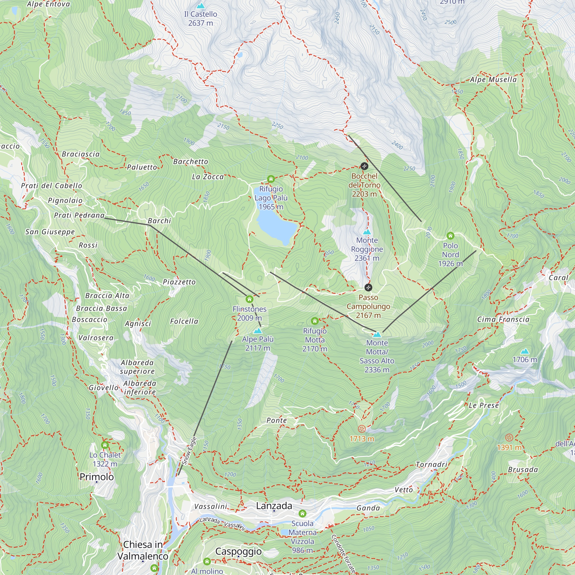 Agriturismo Malga Rundai map