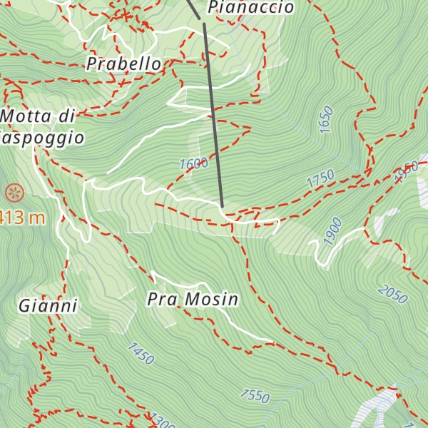 Map of Piazzo Cavalli