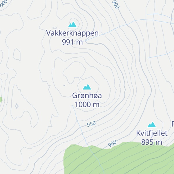 Map of Grønhøa