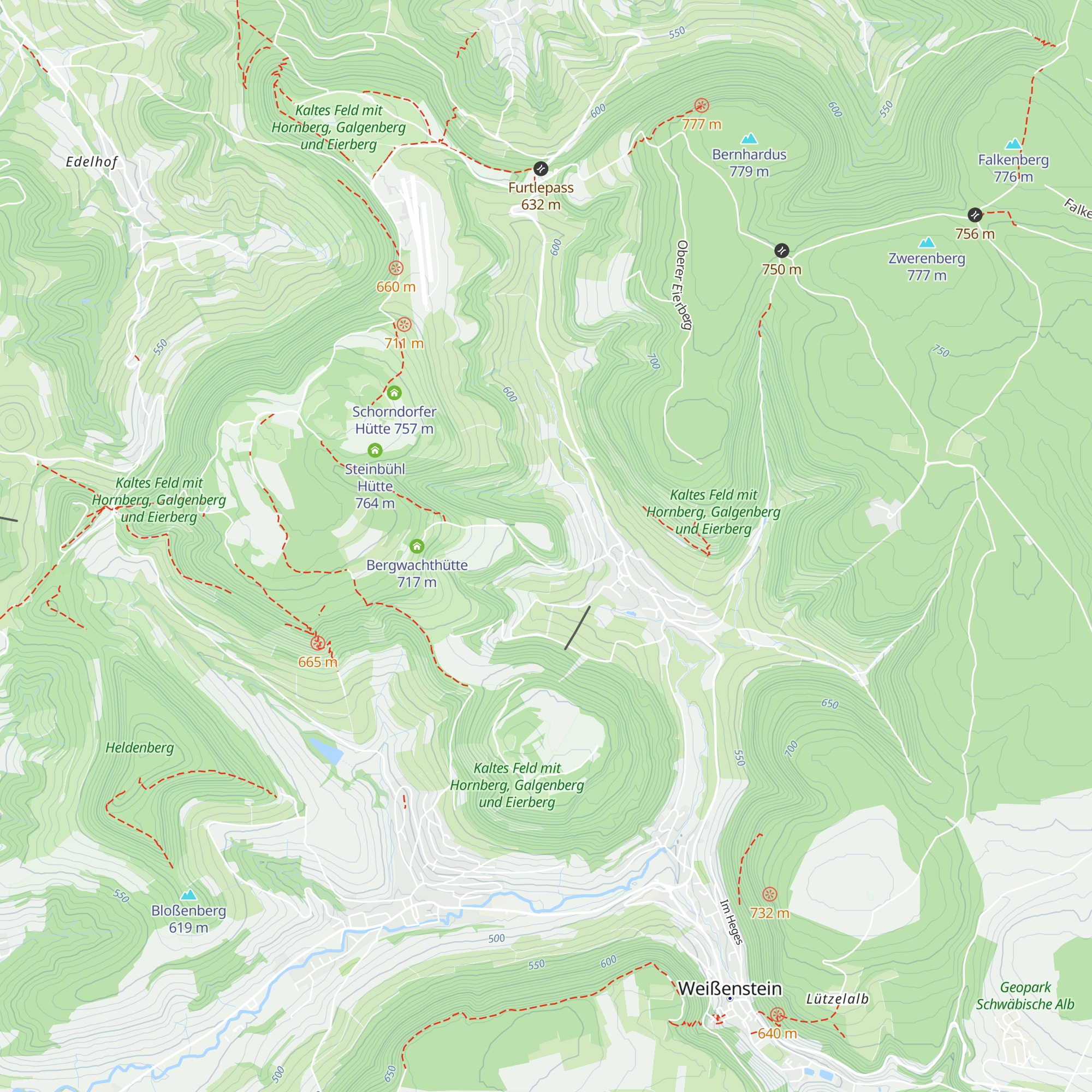 Hunnewellhütte map