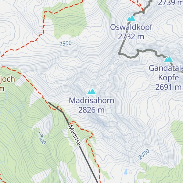 Map of Madrisahorn