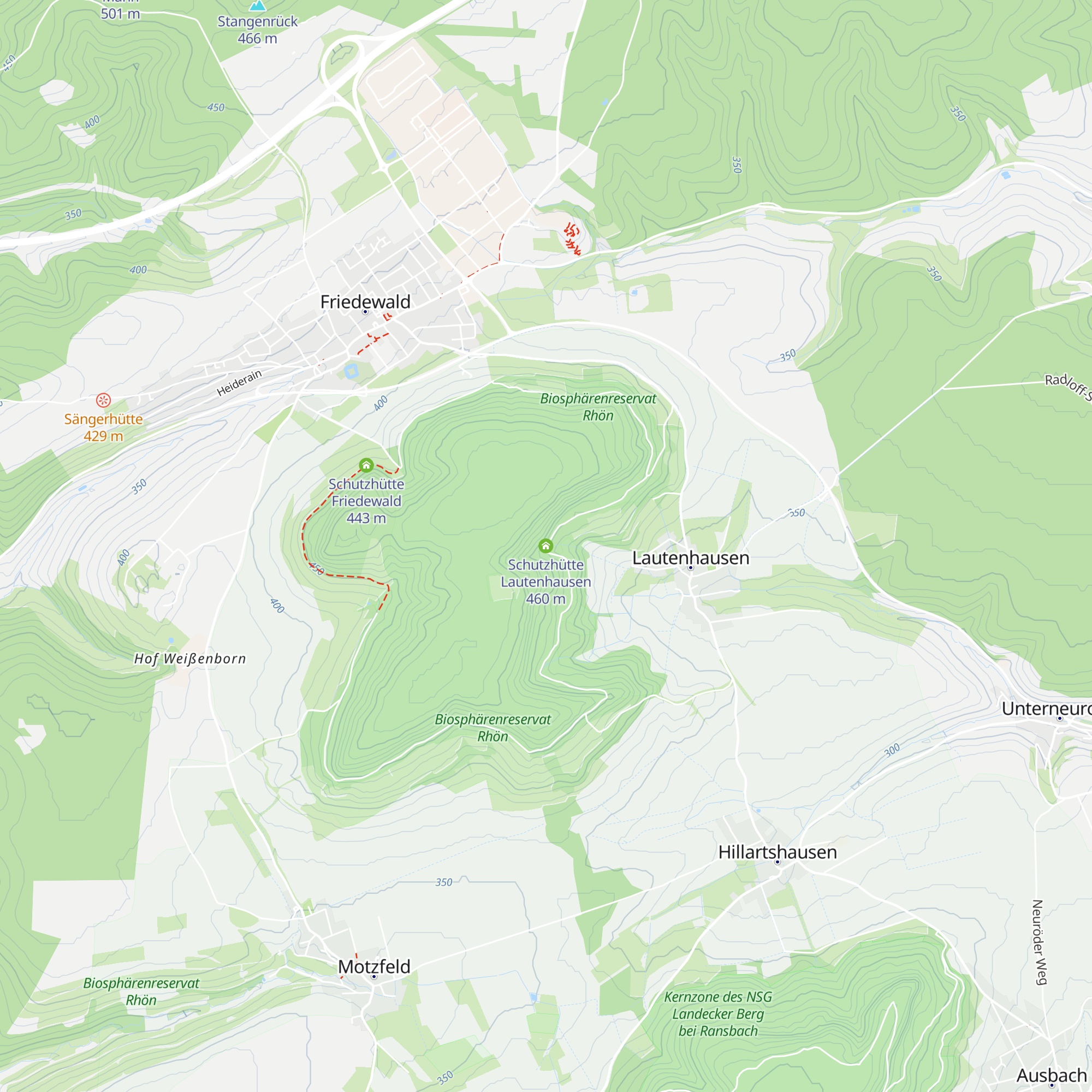 Schutzhütte Lautenhausen map