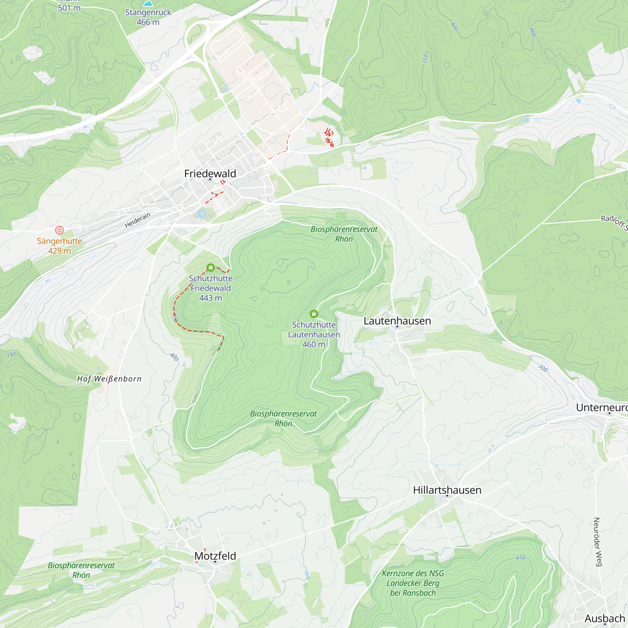 Schutzhütte Lautenhausen map