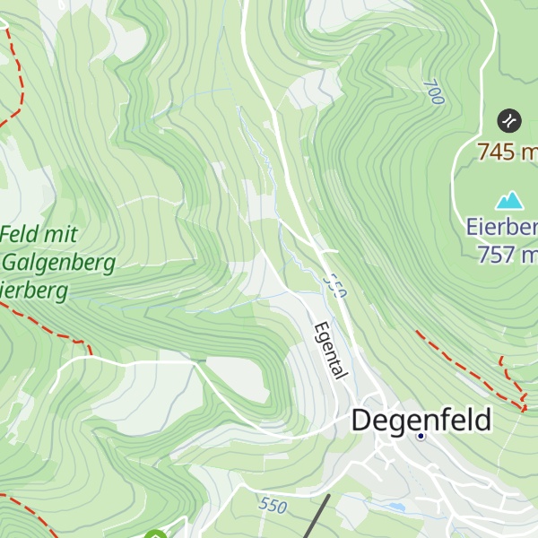 Map of Egentalhütte