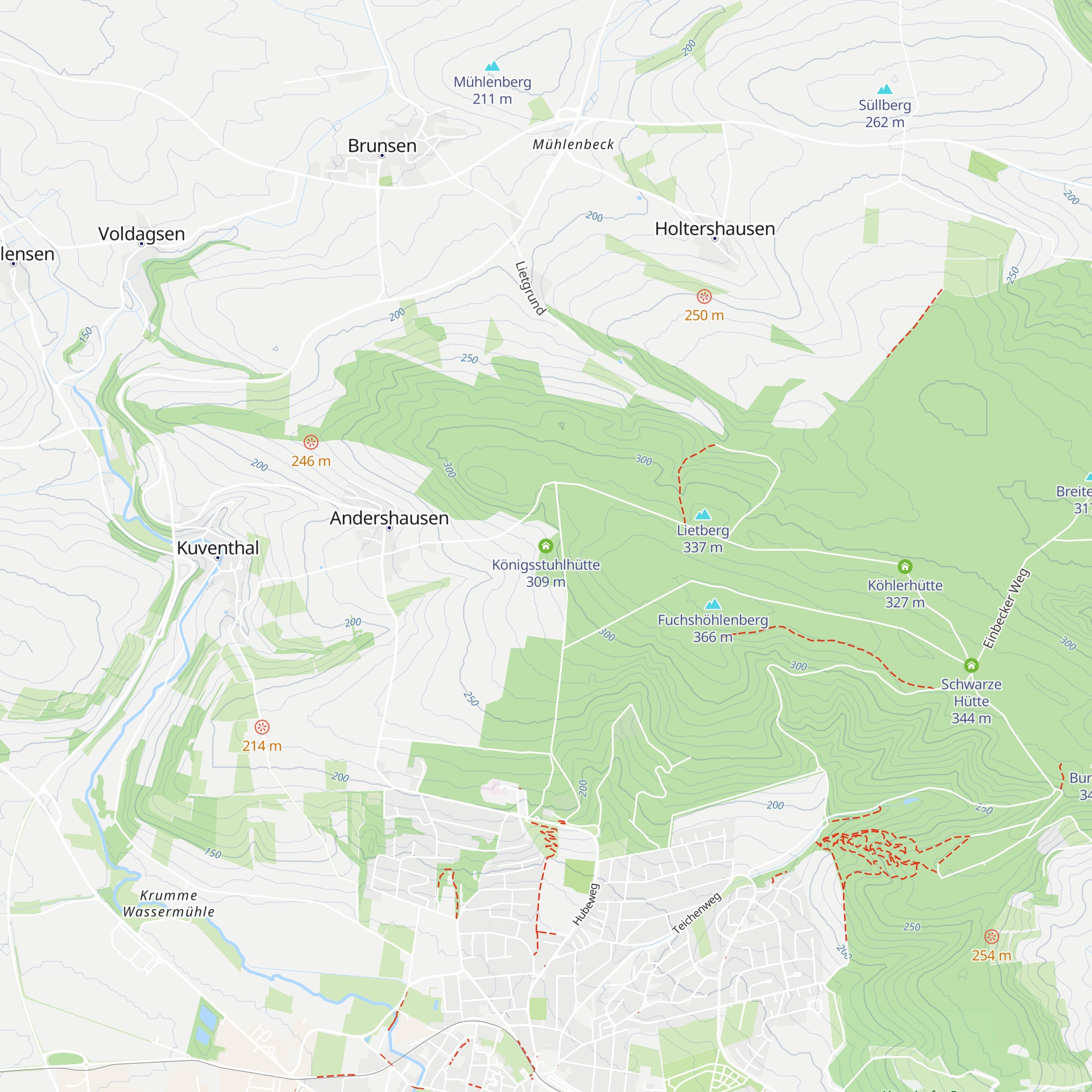 Königsstuhlhütte map