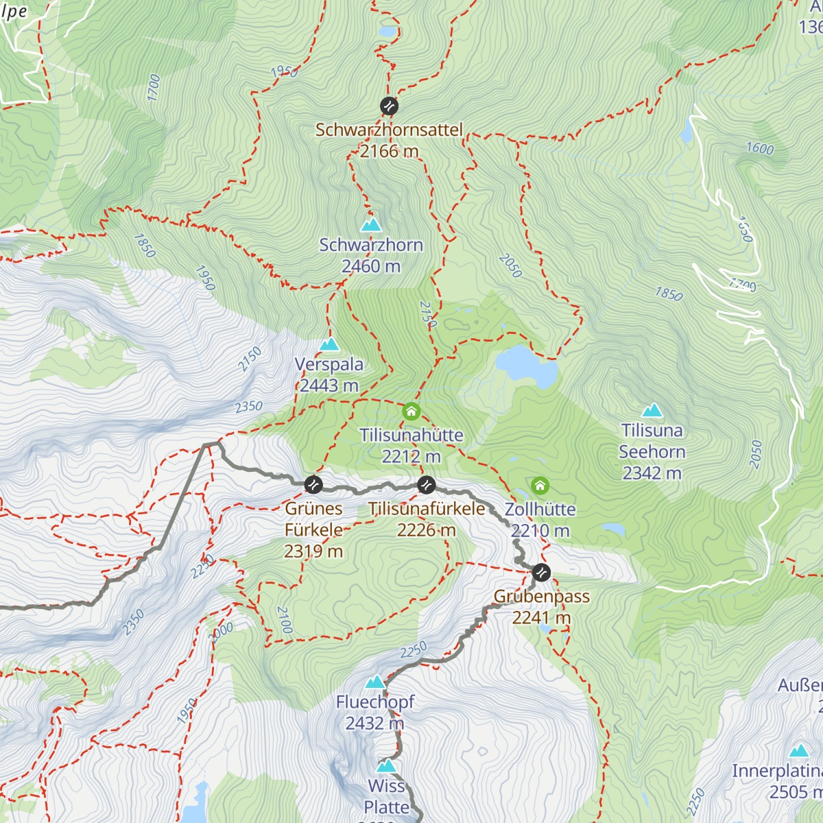 Tilisunahütte map