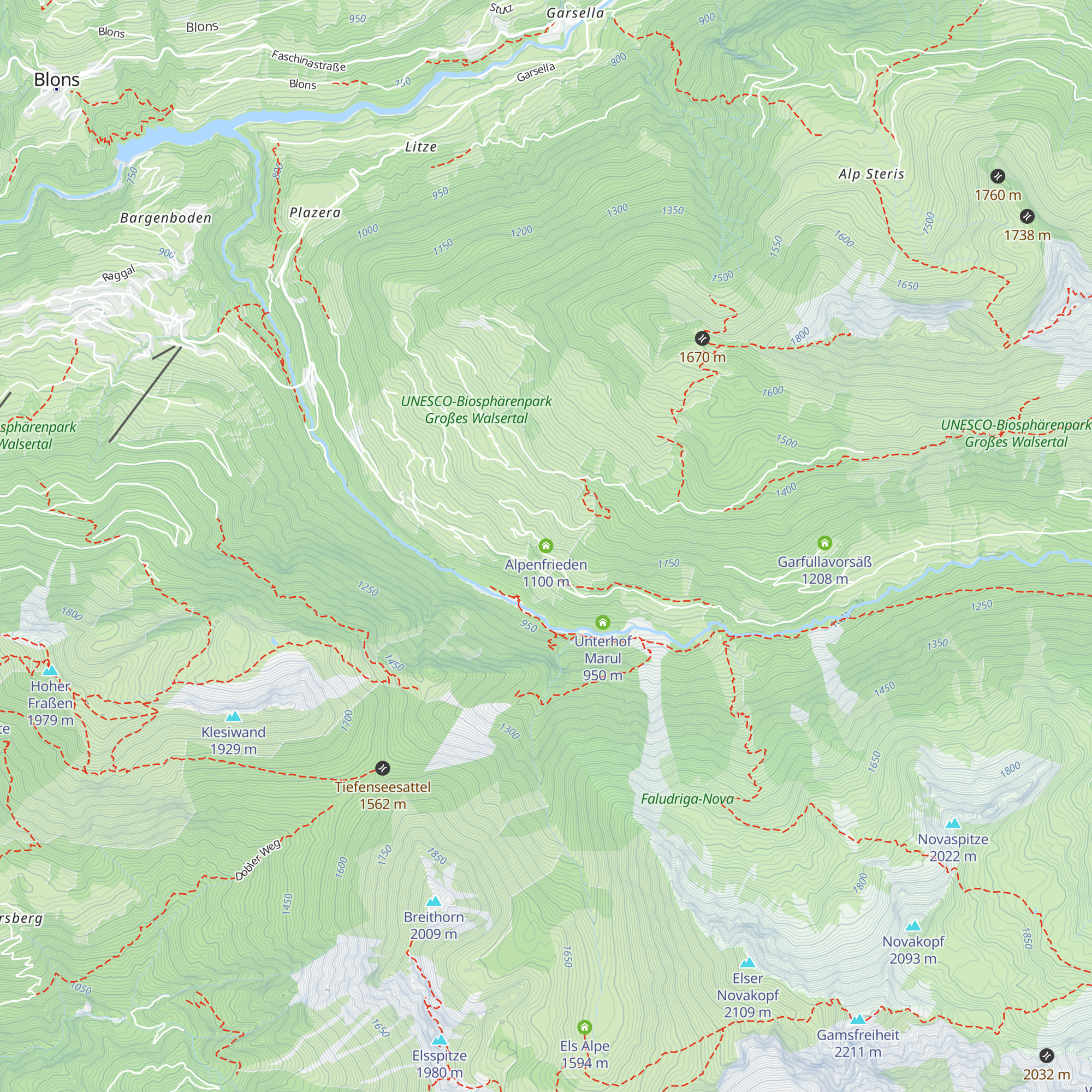 Alpenfrieden map