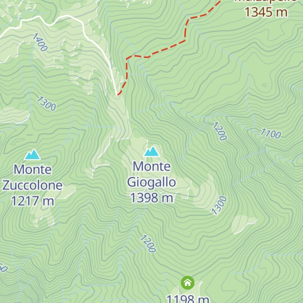 Map of Monte Giogallo