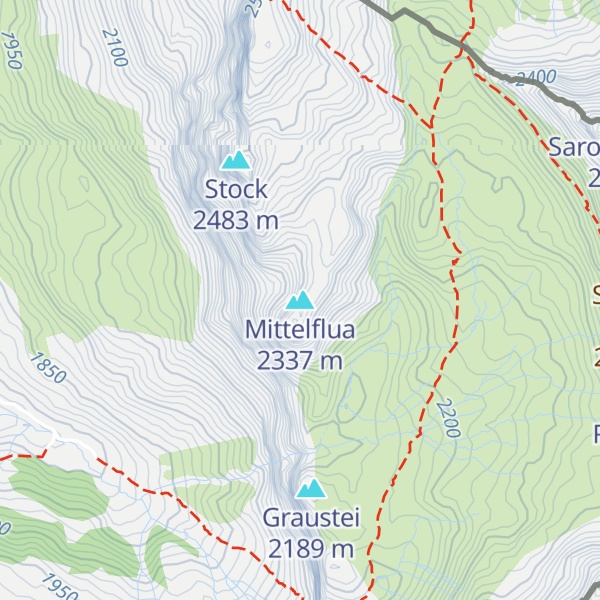 Map of Mittelflua
