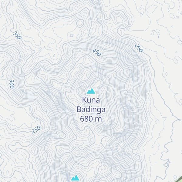 Map of Kuna Badinga