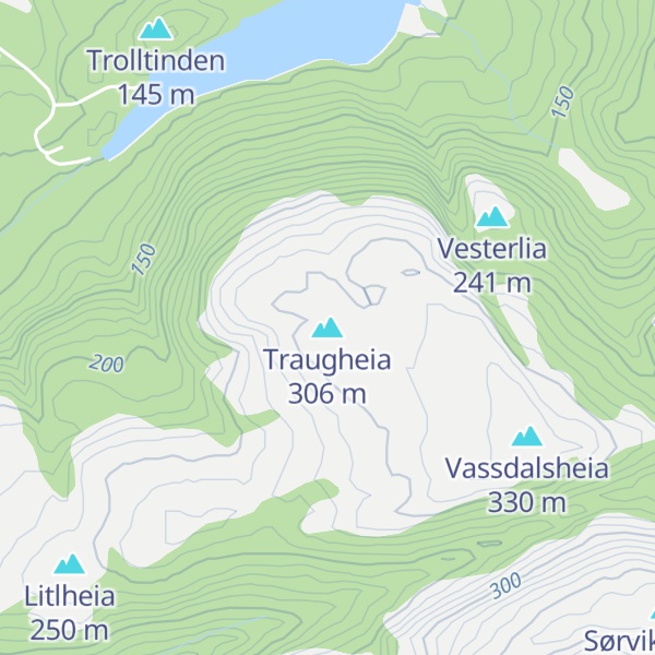 Map of Traugheia