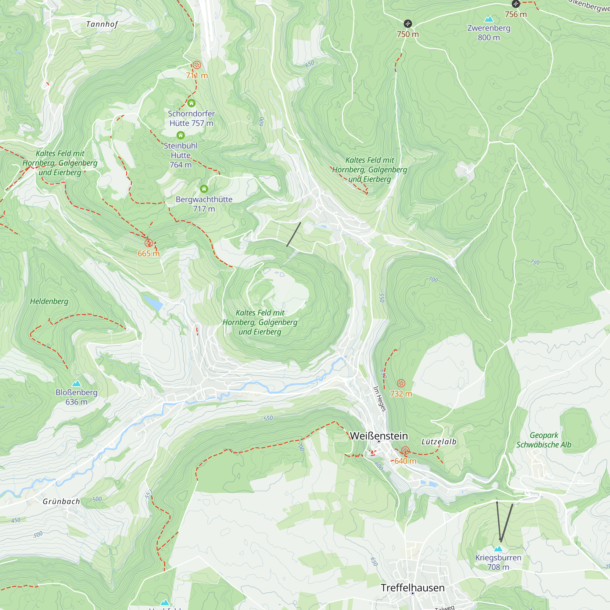 Kreuzberghütte map