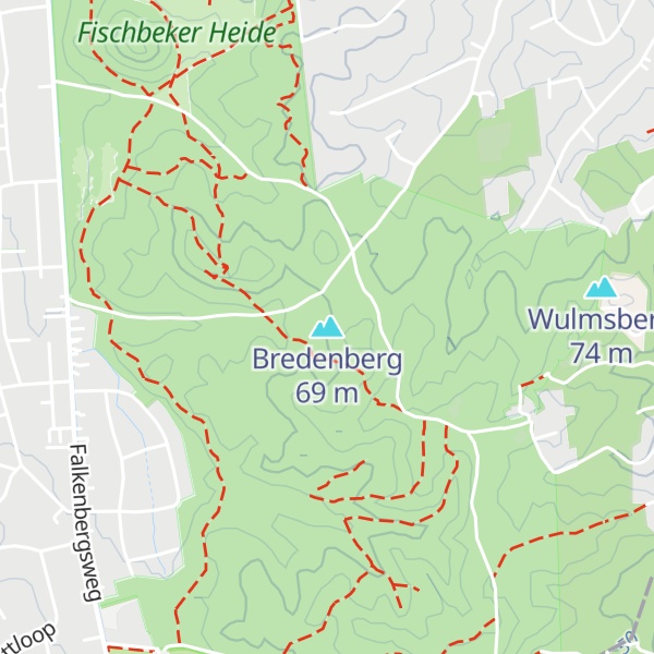 Map of Bredenberg
