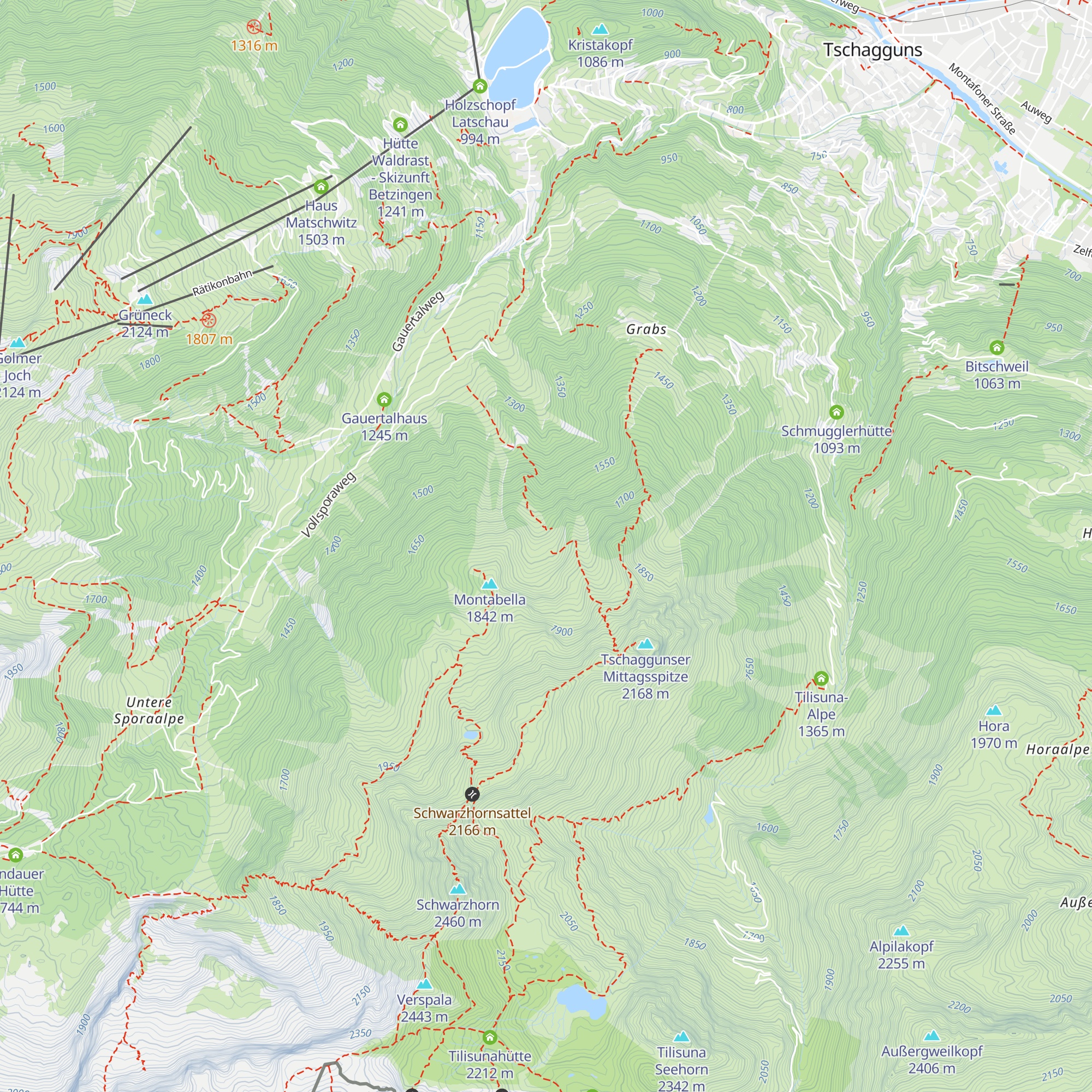 Alpila Alpe map