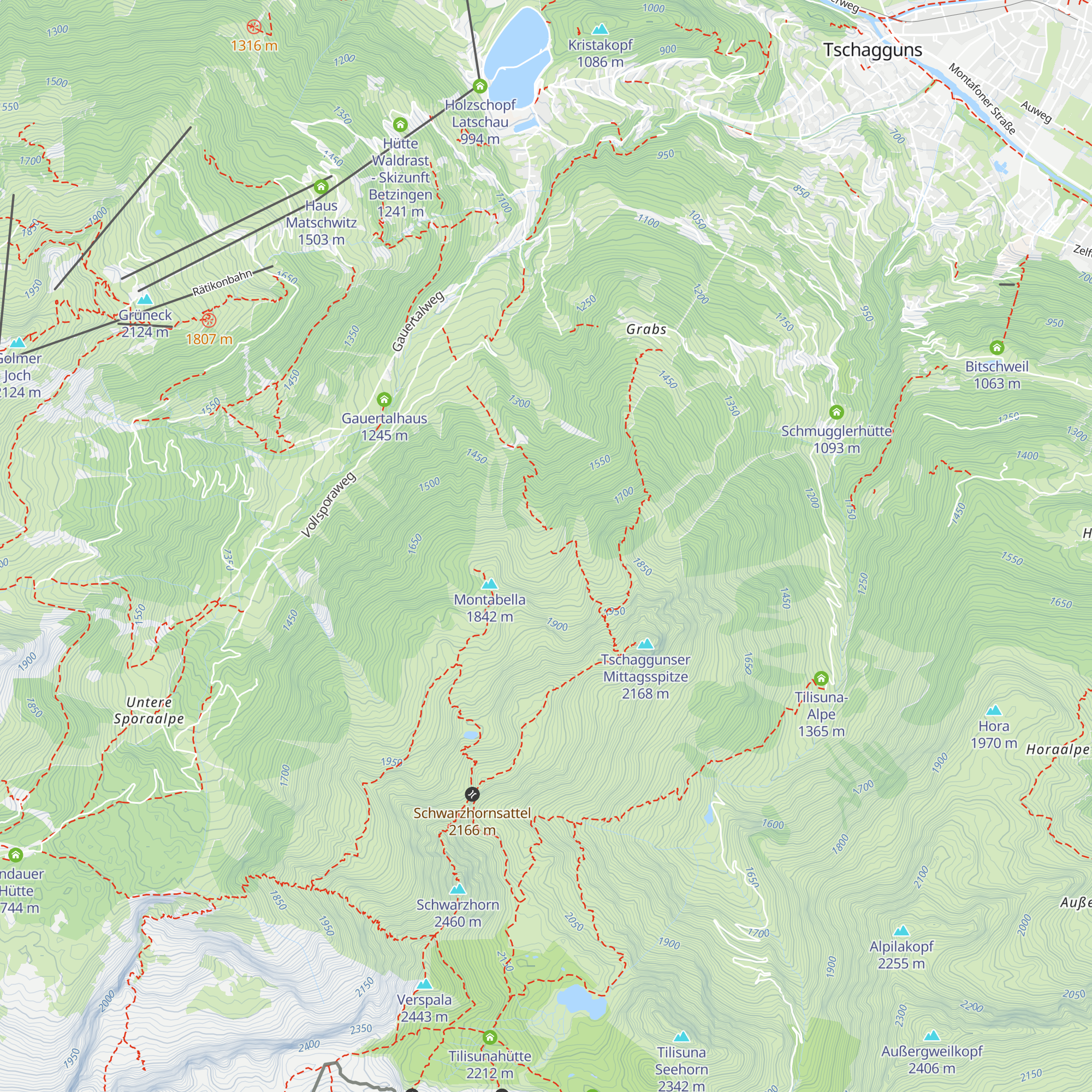 Alpila Alpe map