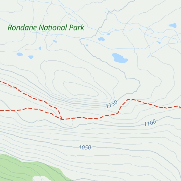 Map of Søre Geitberget