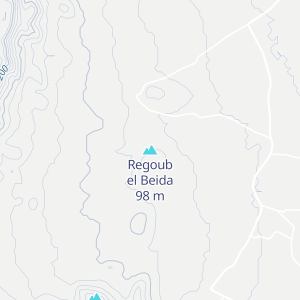 Map of Regoub el Beida