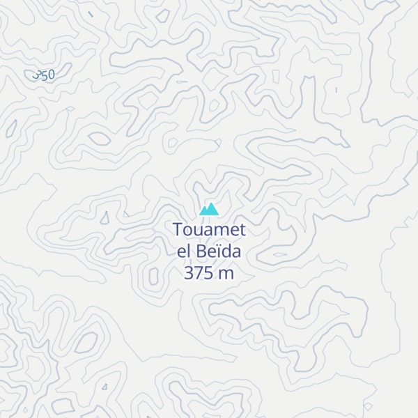Map of Touamet el Beïda